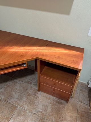 Escritorio Rinconera de madera
