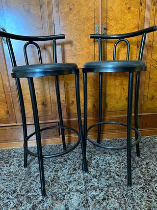 pack 2 taburetes hierro