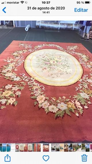 alfombra 5x3,6 metros real fabrica de tapices