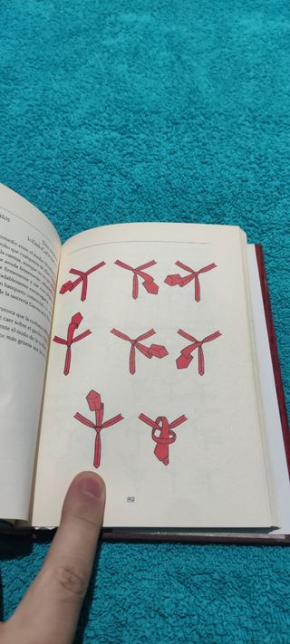 Libro sobre nudos de corbata.
