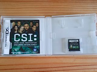 CSI Oscuras intenciones Nintendo DS