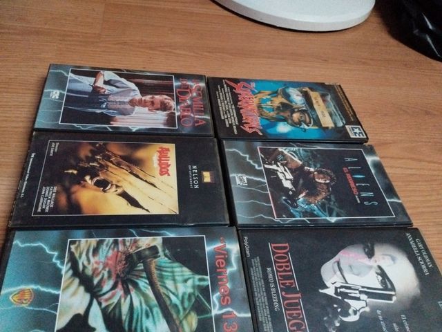 Lote películas terror vhs