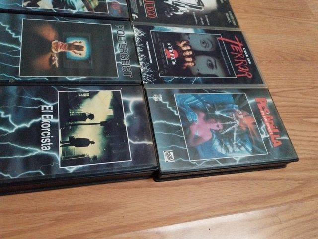 Lote películas terror vhs