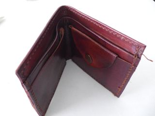 Bolso hippie, cartera y espejo.