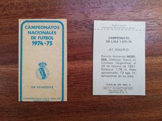 CROMOS ANTIGUOS AÑOS 70 JUGADORES MITICOS