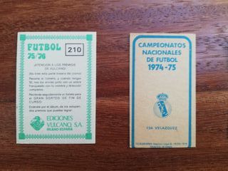 CROMOS ANTIGUOS AÑOS 70 JUGADORES MITICOS