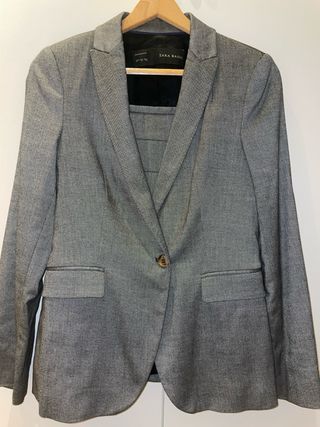 Traje falda Gris Marengo