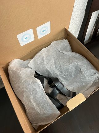 Sandalias de tacón negras