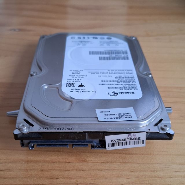 Disco Duro 3,5 pulgadas 250 Gb