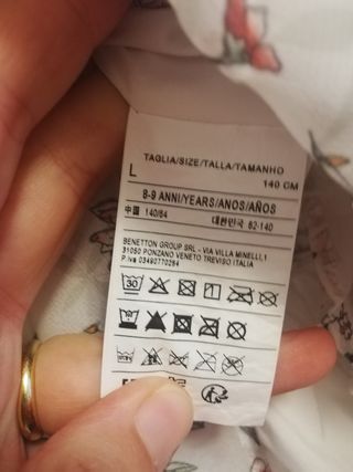 Vestito bimba fantasia floreale