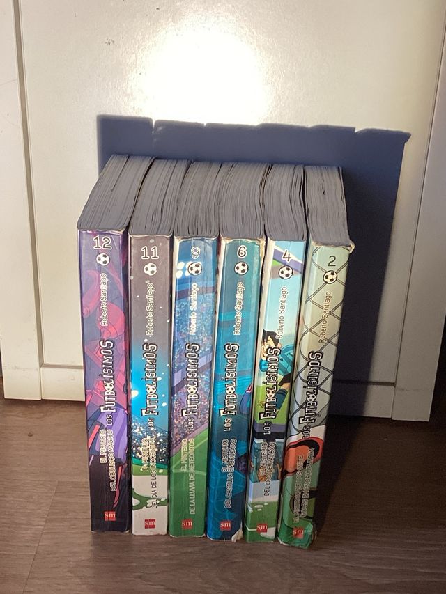Pack 6 libros de Los Futbolisimo
