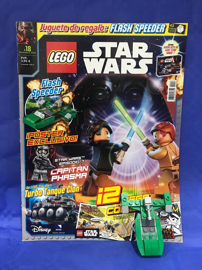 LEGO STAR WARS REVISTA No18 POLYBAG FLASH SPEEDER de segunda mano