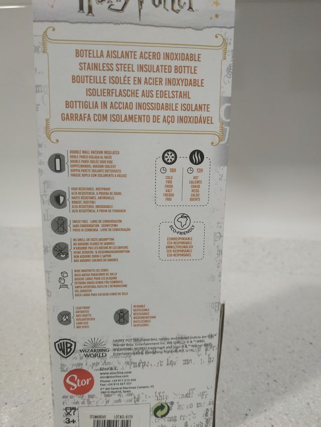 Botella de agua termica