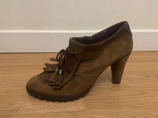 botines de mujer marrones numero 39