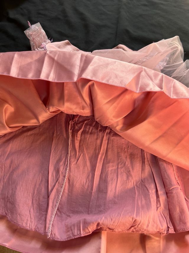 Vestitino rosa bambina 3 anni con farfalle