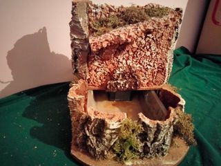 Fuente eléctrica con luz para belén