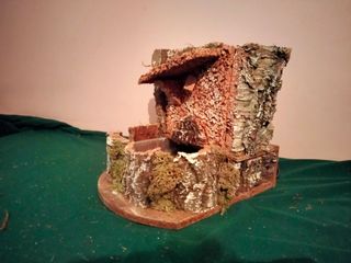 Fuente eléctrica con luz para belén