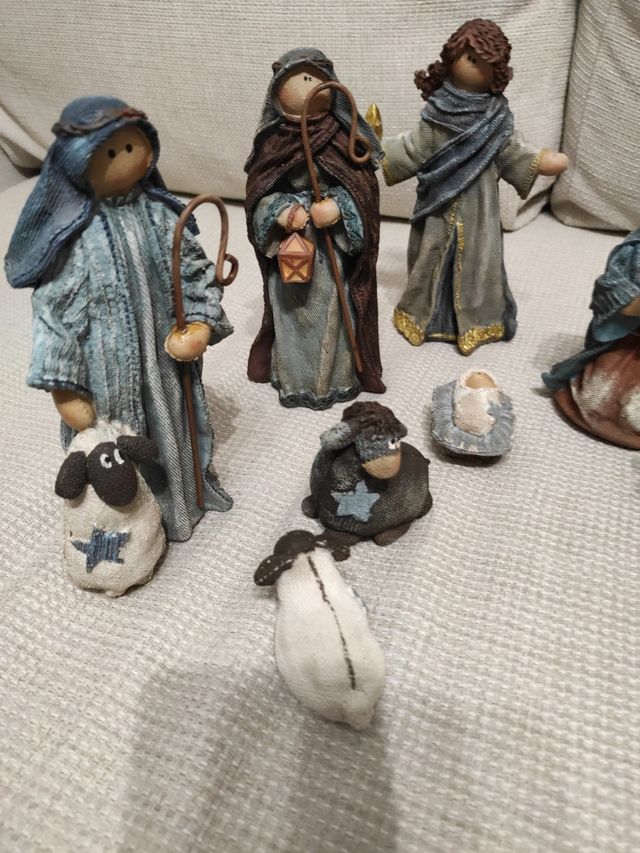 Belén precioso de Navidad. vitage.