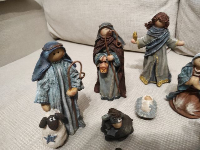 Belén precioso de Navidad. vitage.