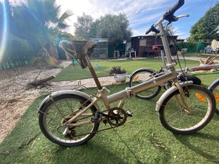 bicicletas plegables aluminio .