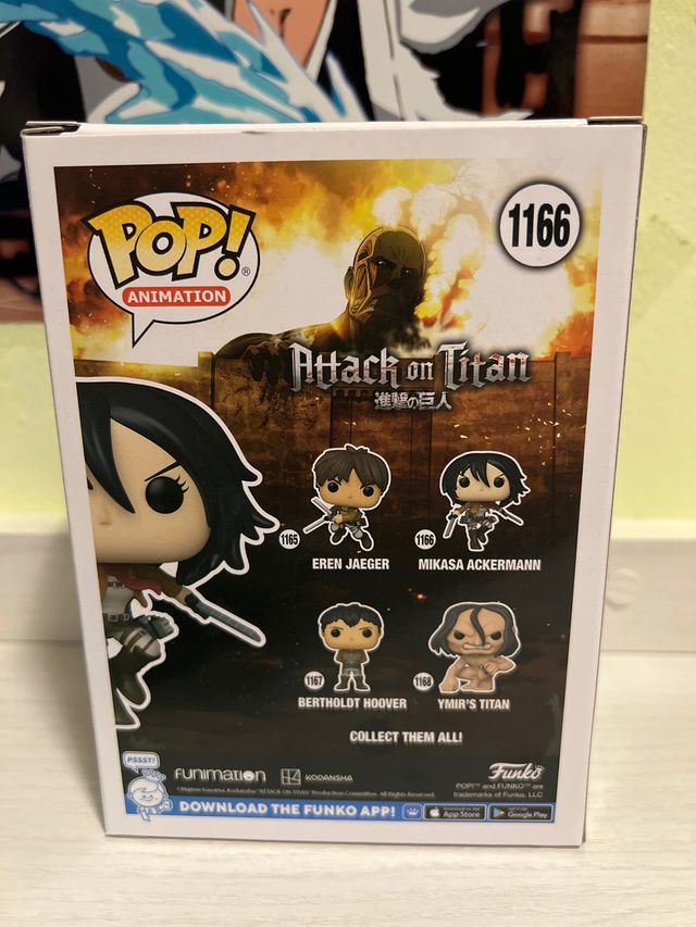 Funko Pop de Mikasa 1166