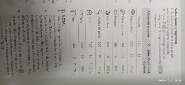 Freidora digital de aire