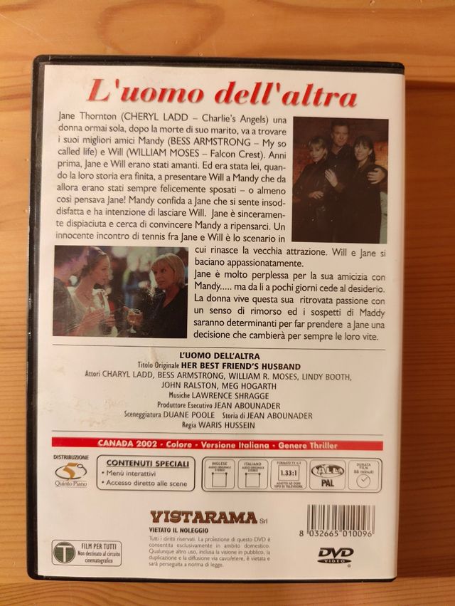 Film l'uomo dell'altra dvd