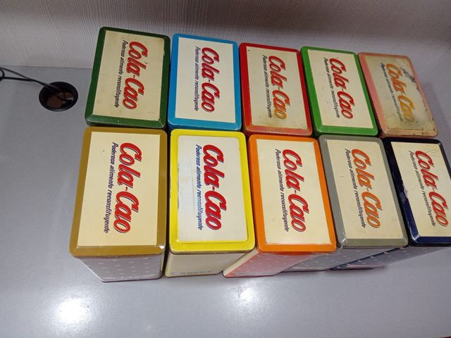 Collezione di latta Colacao Vintage