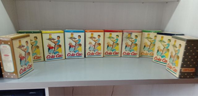 Collezione di latta Colacao Vintage
