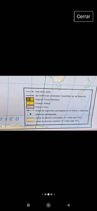 Mapa escolar vintage