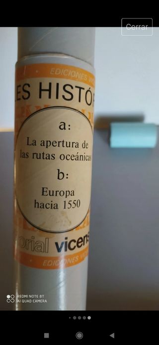 Mapa escolar vintage