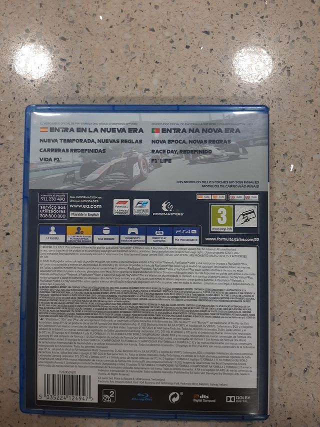 Juego ps4 F1 22