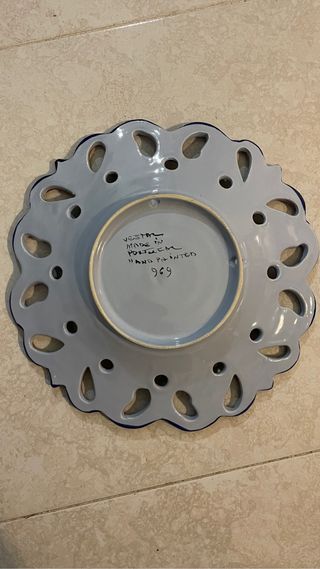 15 platos de ceramica hechos a mano