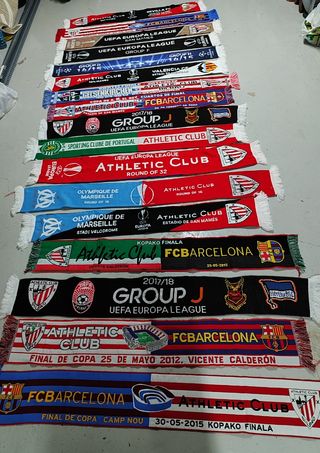 Bufandas Europa league/Kopas Finl Athletic Bilbao