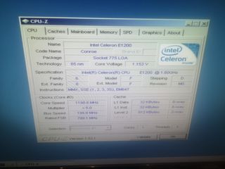 Intel Celeron DualCore E1200 (CPU s.775)