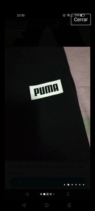 Pantalón chándal puma