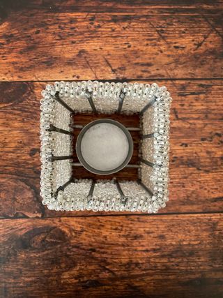 Portacandele tea light perline