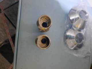 2 eccentrici - raccordo a S 1/2 x 3/4 in ottone