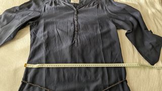 Camisa azul marino Massimo Dutti