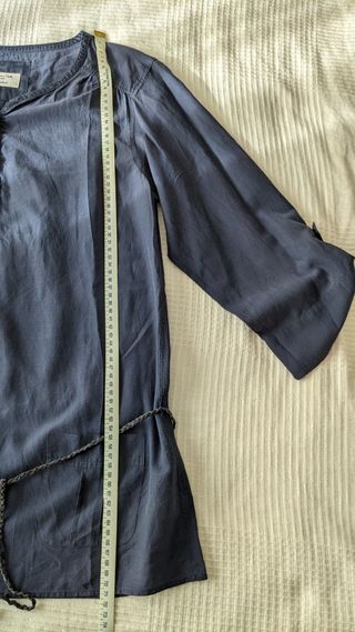 Camisa azul marino Massimo Dutti
