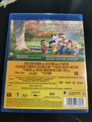 BLURAY 3D CARLITOS Y SNOOPY