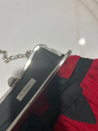 bolso pin up vintage rojo lazo negro la bocoque