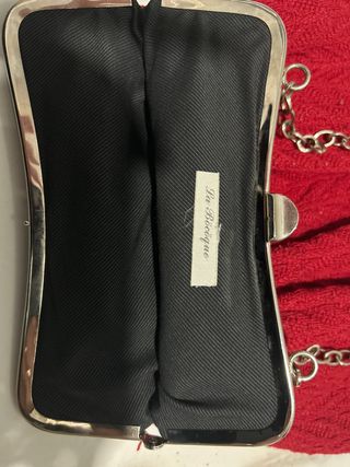 bolso pin up vintage rojo lazo negro la bocoque