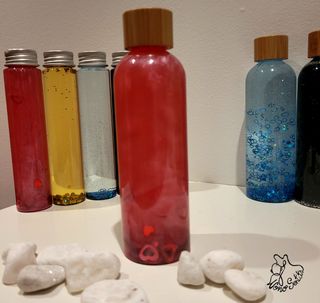 Botellas sensoriales líquidas Emociones