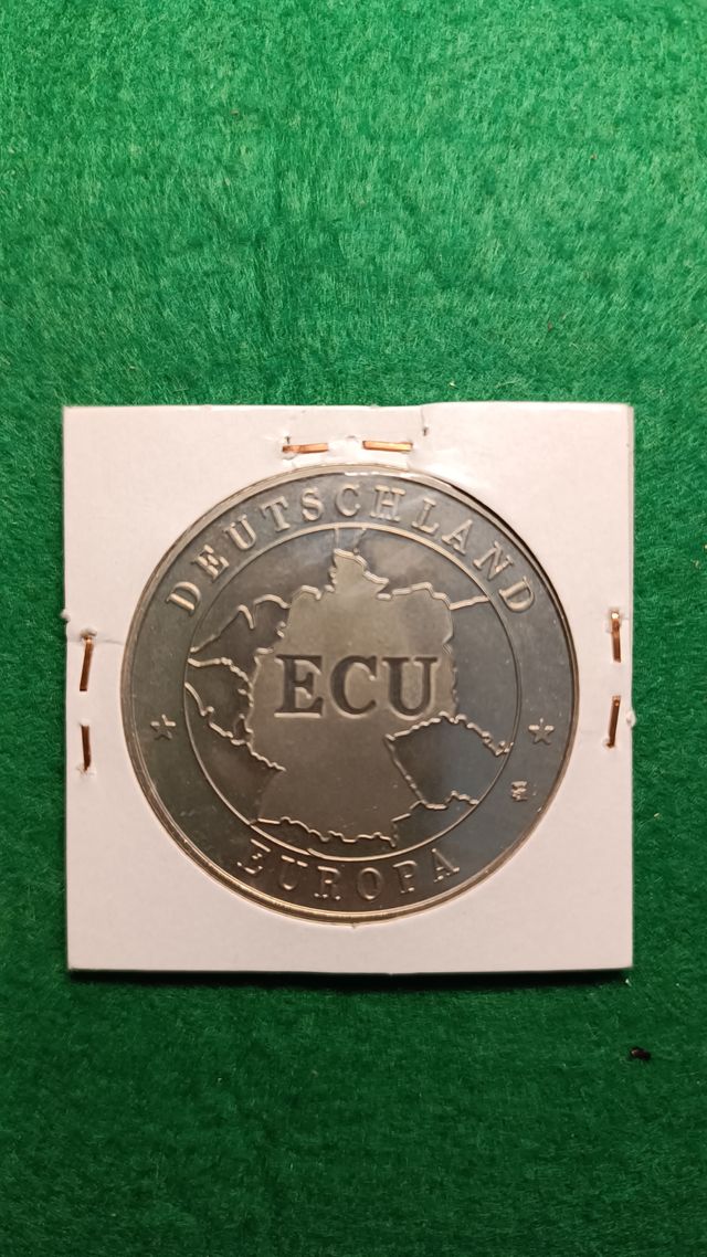 1992 Ecu Germania Argento Konrad Adenaurer