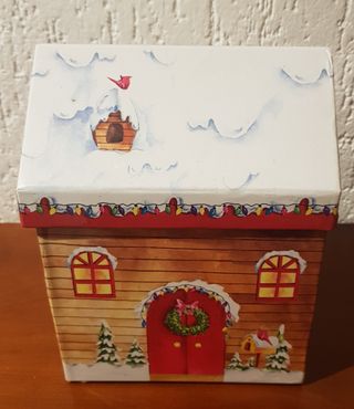 Casinha de Natal para bombons