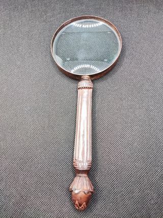 Lupa Antigua Mango de Bronce Remate Piña