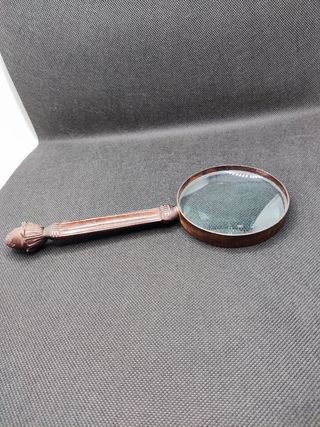 Lupa Antigua Mango de Bronce Remate Piña