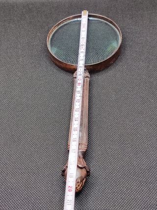 Lupa Antigua Mango de Bronce Remate Piña