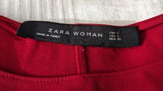 Camisa roja Zara